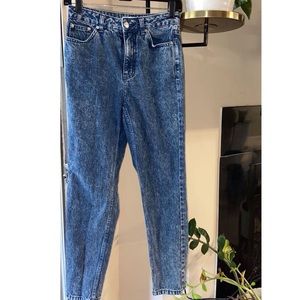 Top shop acid wash denim